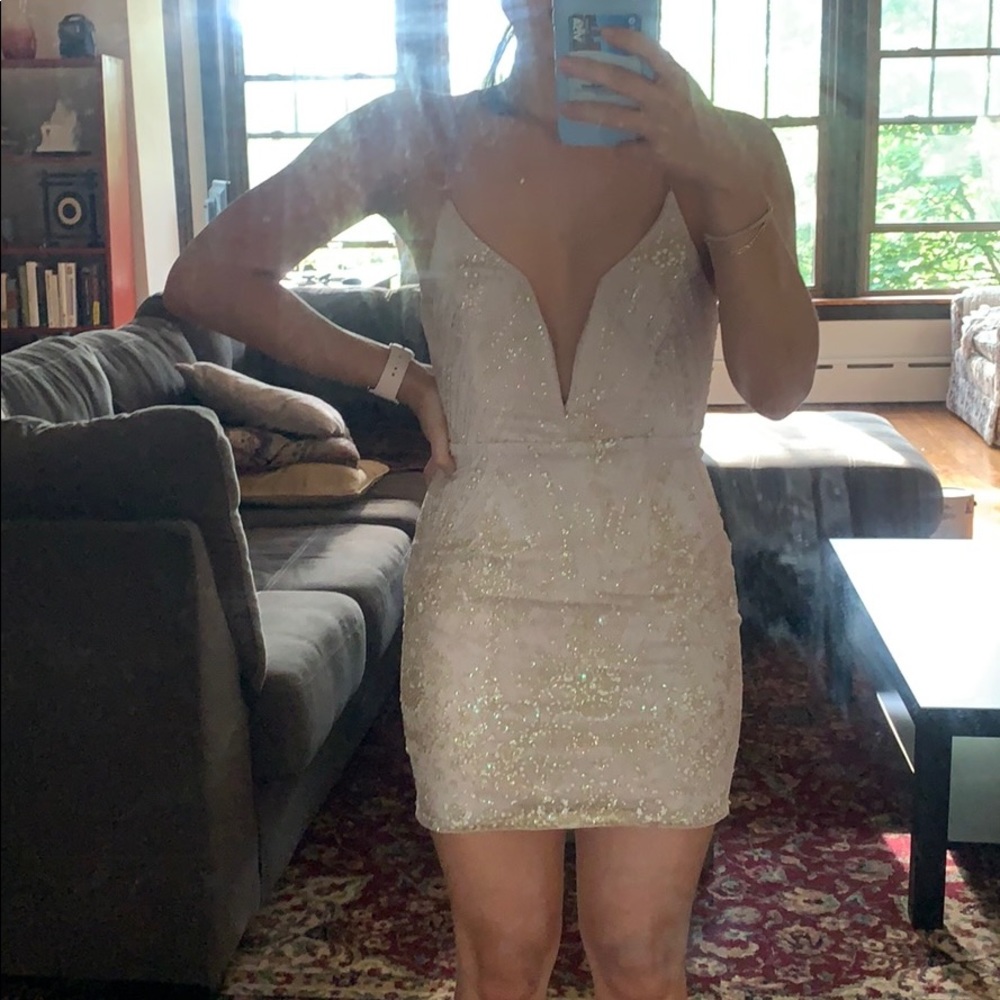 Plunging neckline Showpo formal dress